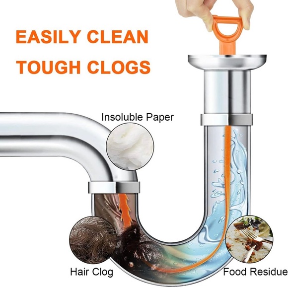 Unused 3 Pack - 25 Inch Drain Snake Tool - Picture 4 of 7